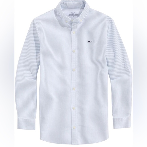 Vineyard Vines Fine Line Oxford Shirt - Picture 1 of 7